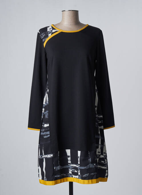 Robe mi-longue noir EVALINKA pour femme