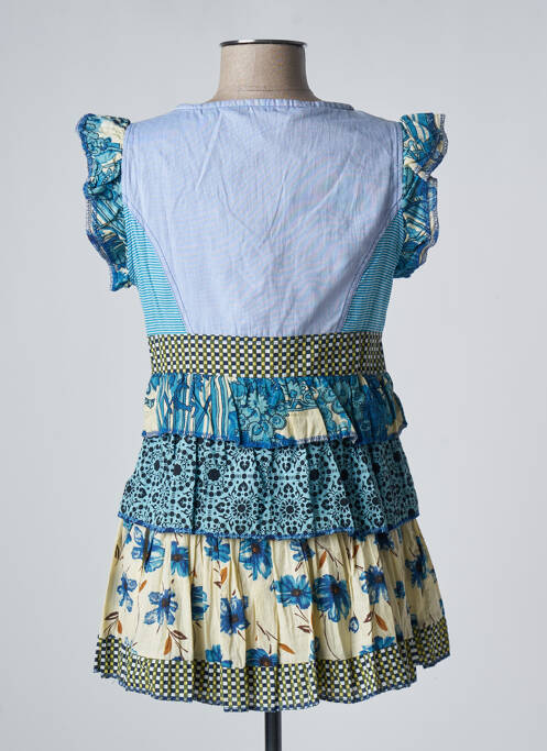 Tunique manches courtes bleu SAVAGE CULTURE pour femme