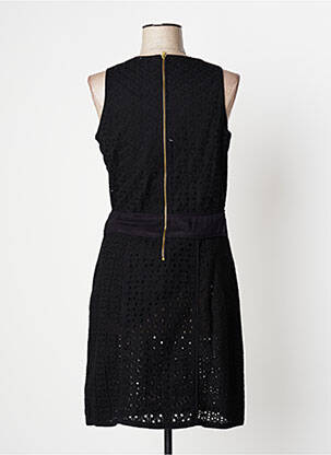 Robe mi-longue sans manche sans manche noir YERSE femme