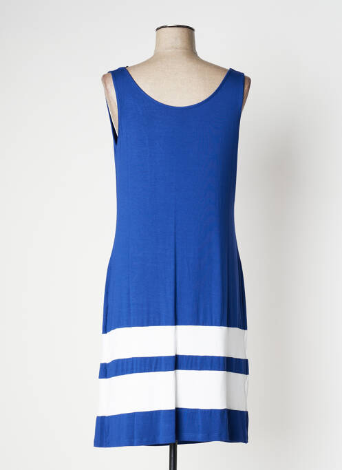 Robe mi-longue bleu VANIA pour femme