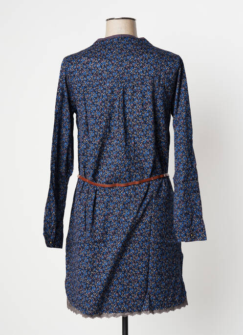 Robe mi-longue bleu YERSE pour femme