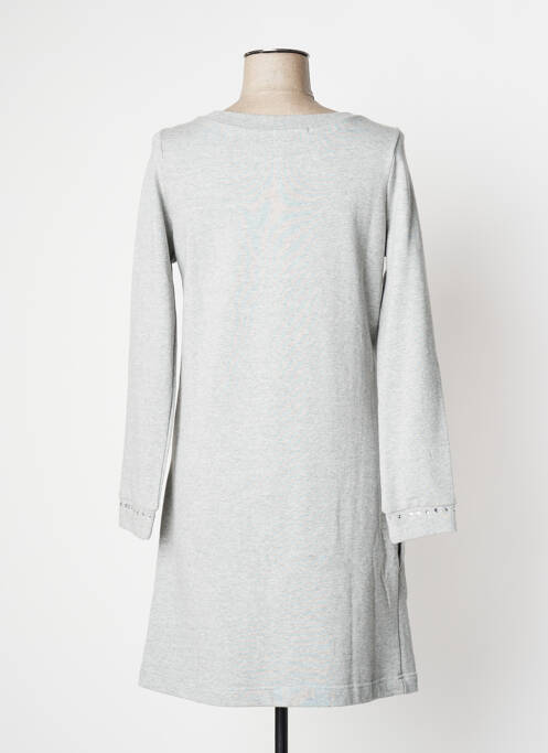 Robe mi-longue gris RIVIERES DE LUNE pour femme