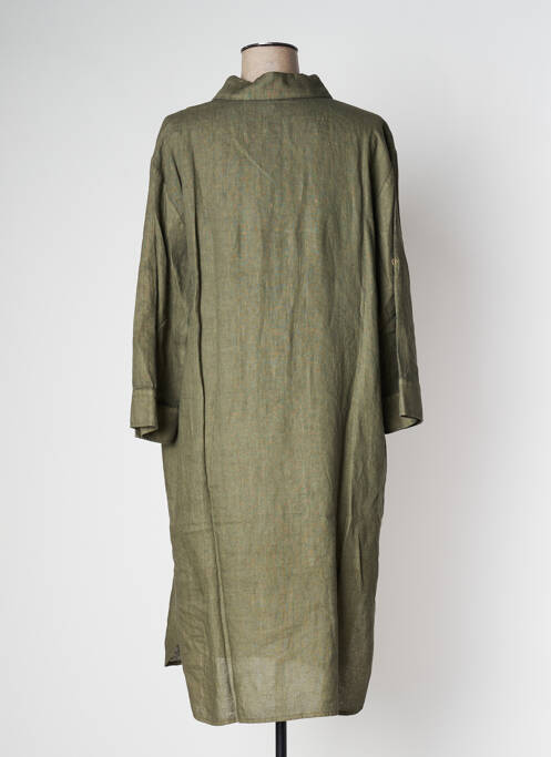 Robe mi-longue vert NINATI pour femme