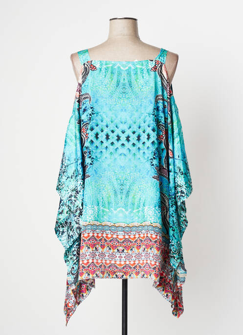 Tunique manches longues bleu VANIA pour femme