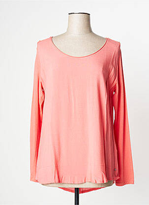Top coupe fluide manches longues rose YERSE femme