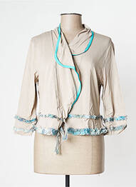 Veste casual gris O.K.S femme