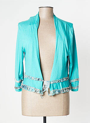 Veste casual bleu O.K.S femme