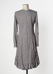 Robe mi-longue gris O.K.S pour femme seconde vue