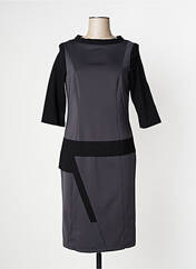 Robe mi-longue gris O.K.S pour femme seconde vue