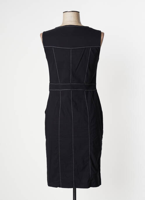 Robe mi-longue noir DOLCEZZA pour femme