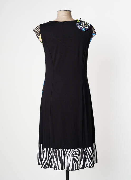 Robe mi-longue noir EVALINKA pour femme