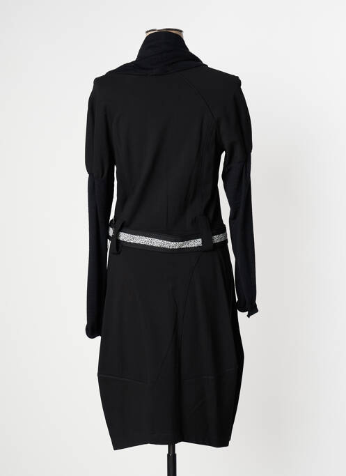 Robe mi-longue noir O.K.S pour femme