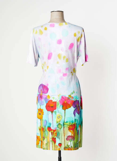 Robe mi-longue rose DOLCEZZA pour femme