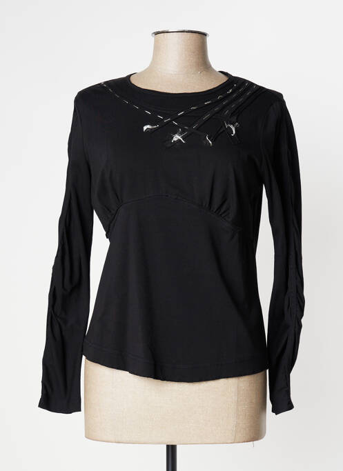 T-shirt noir O.K.S pour femme