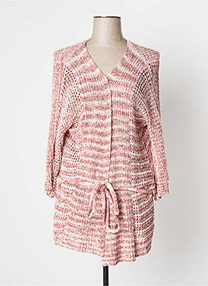 Gilet manches longues stretch rose YERSE femme