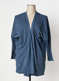 Blouse manches longues manches longues bleu YERSE femme