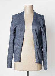 Gilet manches longues stretch bleu YERSE femme