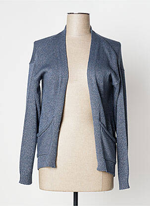 Gilet manches longues stretch bleu YERSE femme