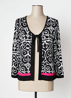 Veste casual coupe cintrée noir DOLCEZZA femme