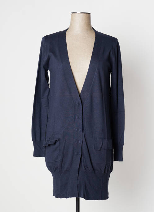 Gilet manches longues stretch bleu YERSE femme