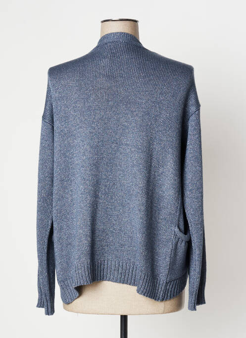 Gilet manches longues bleu YERSE pour femme