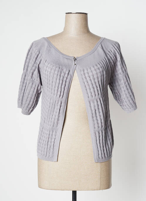 Gilet manches courtes gris YERSE pour femme