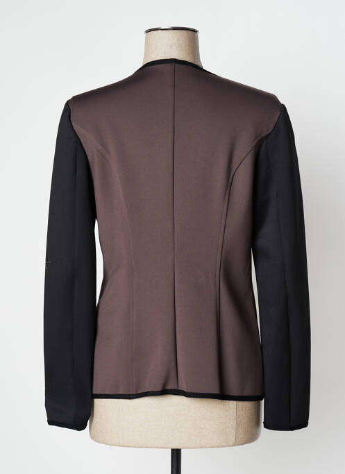 Veste chic marron O.K.S pour femme