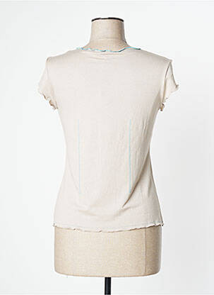 T-shirt stretch manches courtes gris O.K.S femme