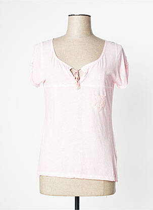 T-shirt rose YERSE pour femme