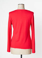 T-shirt rouge O.K.S pour femme seconde vue