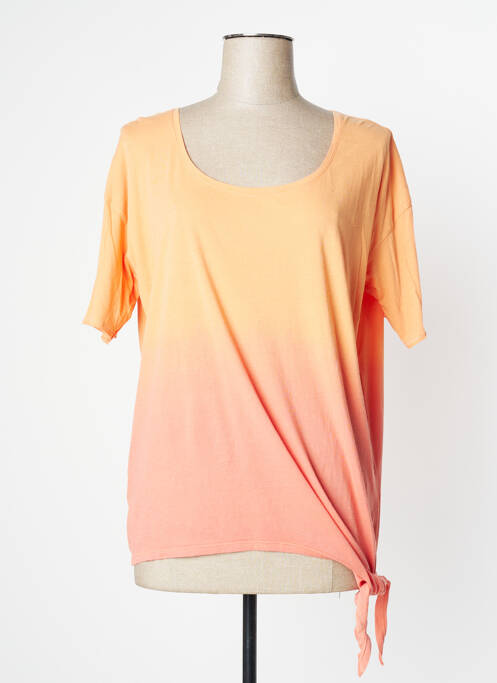 T-shirt orange YERSE pour femme