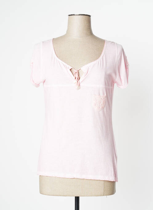 T-shirt rose YERSE pour femme