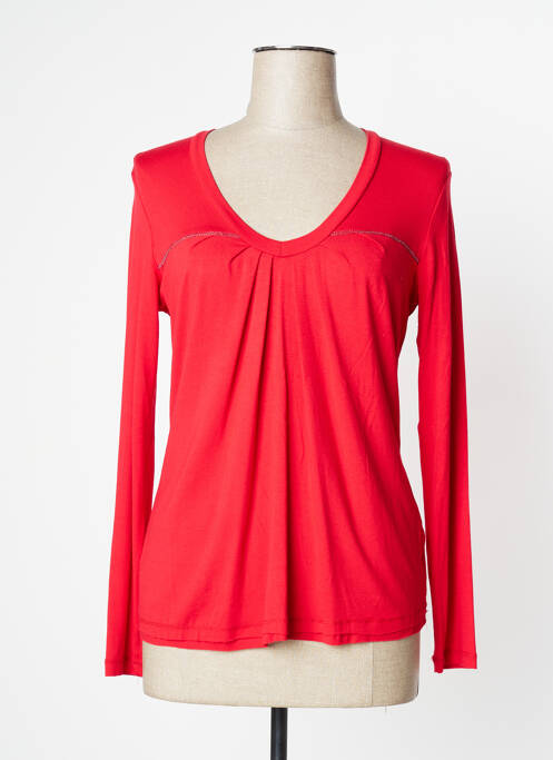 T-shirt rouge O.K.S pour femme