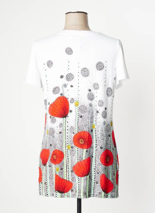 Tunique manches courtes blanc DOLCEZZA pour femme