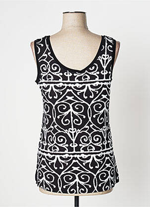 Débardeur stretch sans manche noir DOLCEZZA femme
