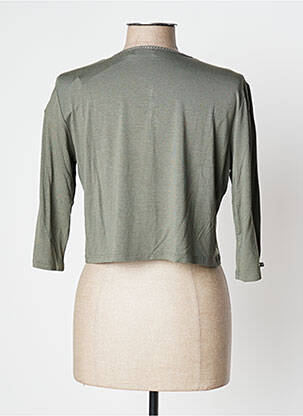 Veste casual col rond vert NINATI femme