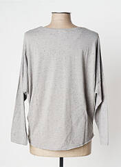 T-shirt gris YERSE pour femme seconde vue
