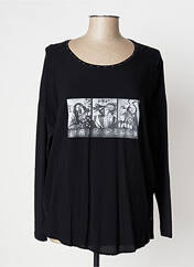 T-shirt noir YERSE pour femme seconde vue