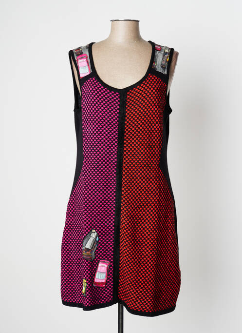 Robe pull resserrée sur le bas sans manche noir AVENTURES DES TOILES femme