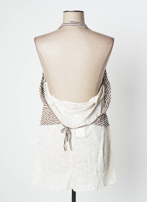 Top marron O.K.S pour femme