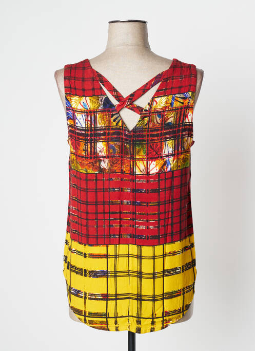 Top orange AVENTURES DES TOILES pour femme