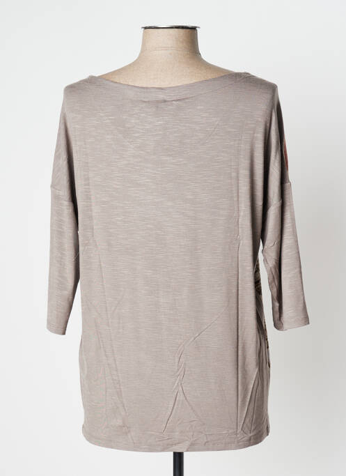 T-shirt marron AVENTURES DES TOILES pour femme