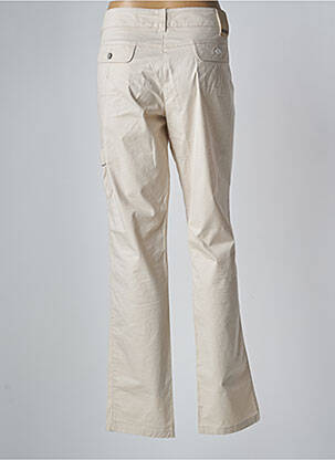 Pantalon droit stretch taille normale beige JOCAVI femme