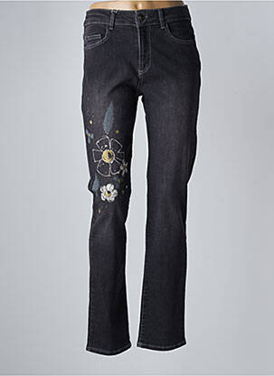 Jeans coupe slim slim taille normale noir DOLCEZZA femme