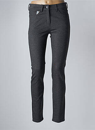 Pantalon slim stretch taille normale gris ZERRES femme
