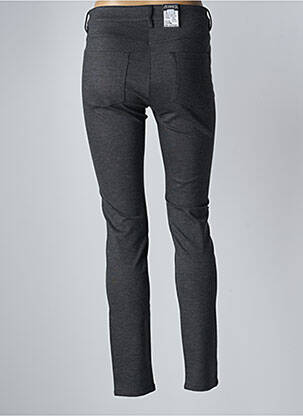 Pantalon slim stretch taille normale gris ZERRES femme