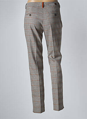 Pantalon slim tissage popeline taille normale gris JOCAVI femme