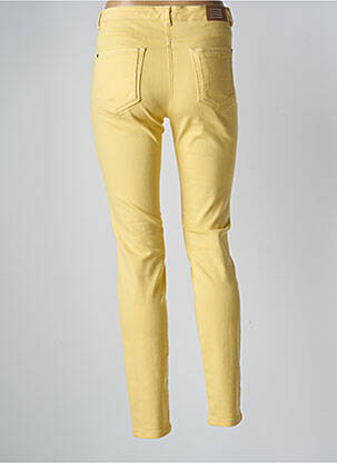 Pantalon slim stretch taille normale jaune JOCAVI femme