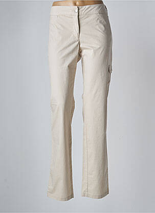 Pantalon droit beige JOCAVI pour femme