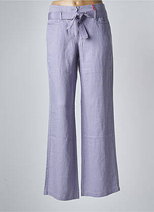 Pantalon droit violet JOCAVI pour femme